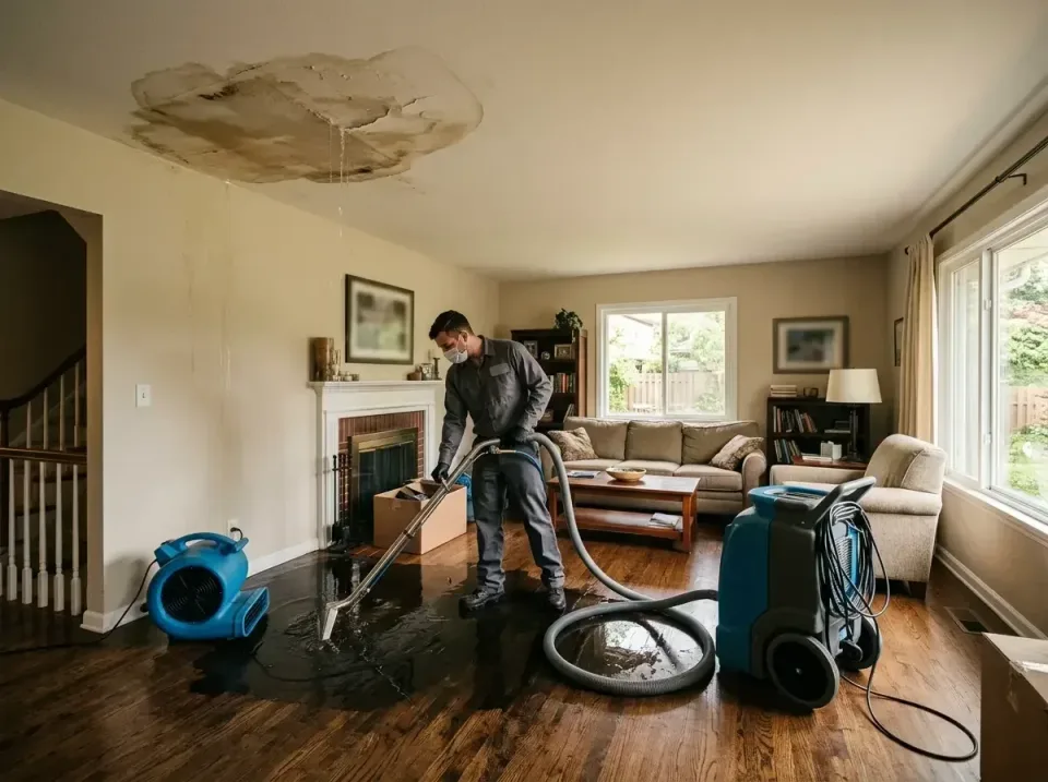 attic-pipe-burst-ceiling-drip-008 — frequently asked questions, Water Damage Restoration & Carpet Care in Haleyville, AL